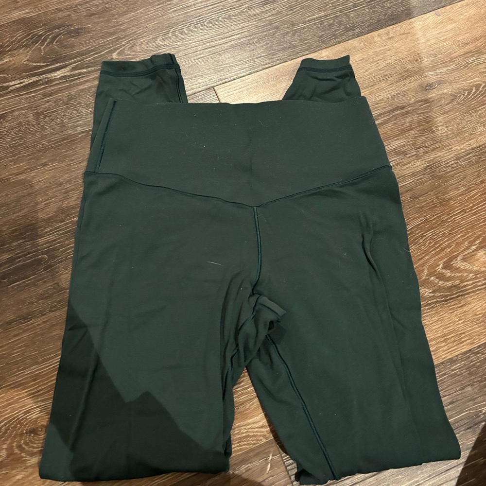 aerie dark green leggings
